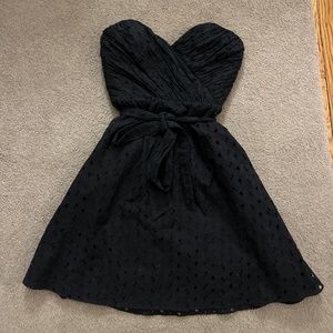 Black Strapless dress